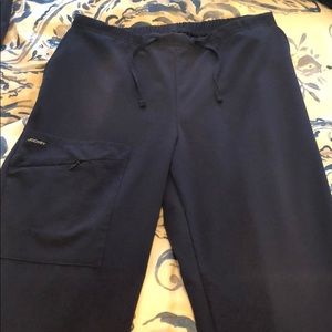 Navy blue scrub pants